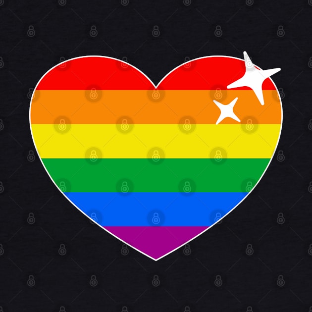 LGBT Flag - LGBT Heart by Football from the Left